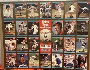NOLAN RYAN COCA COLA COKE Store Display Ad 1992 Donruss 26 Baseball Cards Poster - Picture 1 of 4