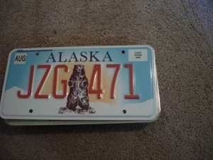 ALASKA STANDING BEAR A+ LICENSE PLATE BUY ALL STATES HERE FREE SHIPPING - Picture 1 of 1