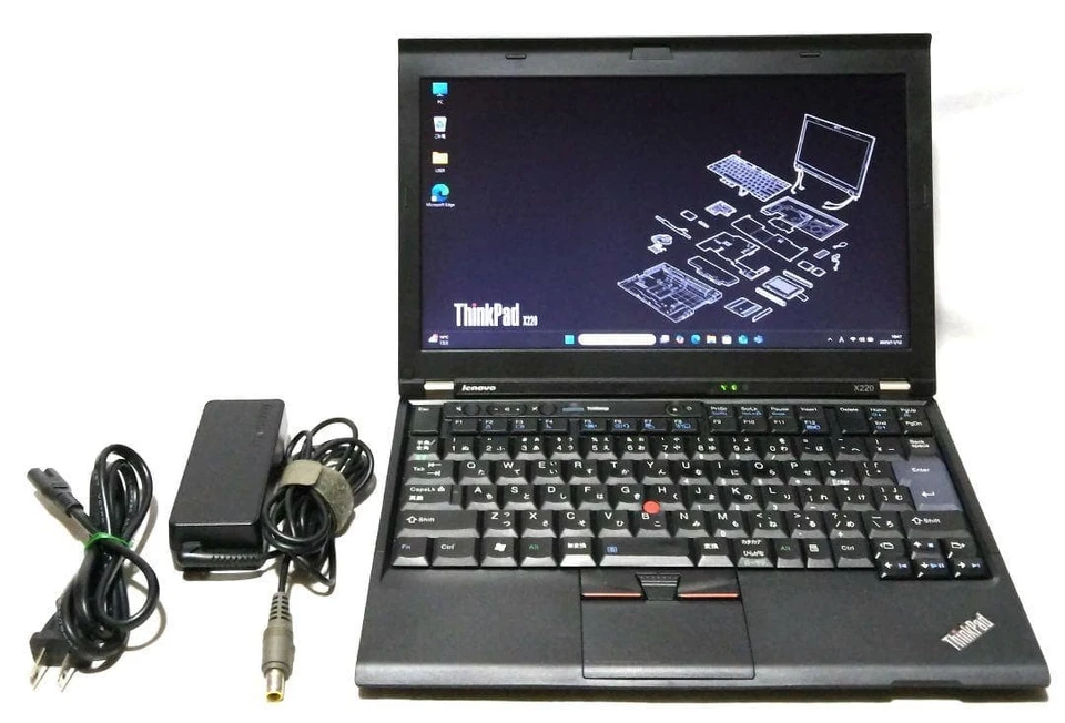 Lenovo ThinkPad x220 Core i5 8GB memory SSD 240GB  Windows 11 JP Keyboard - Image 1 of 4