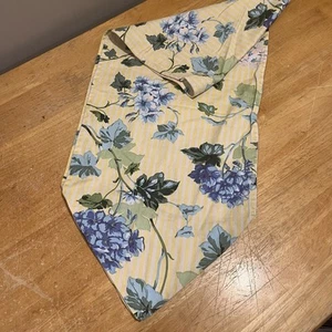 Waverly Blossom Hill Tablerunner Farmhouse Blue Yellow French Country Floral 66” - Picture 1 of 5