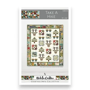 Take a Hike Quilt Pattern 70"x80" by Natalie Crabtree for Crabtree Arts - CAC110 - Picture 1 of 4