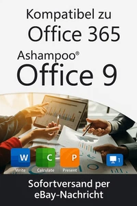Ashampoo Office 9, voll kompatibel zu Microsoft 365. Dauerversion 1 Nutzer, 5 PC - Bild 1 von 1