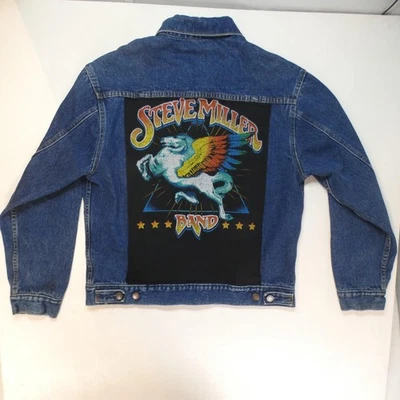 Vintage Steve Miller Band GAP USA Jacket Mens Medium Denim Book Of Dreams 80s - Image 1 of 4