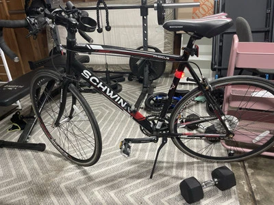 Schwinn Phocus 1600 Men's Road Bike 700C Men's Drop Bar Road Matte Black - Image 1 of 4