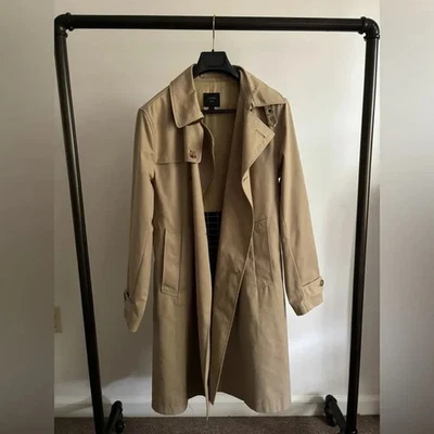 Men's J. Crew XS brown/ Tan Olmetex Ludlow Trench Coat - Image 1 of 4