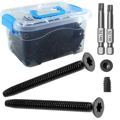 CNQLIS 100 Qty 5/16-18 x 2-1/2" Trailer Deck Screws Self Tapping, for Trailer Decks|...
