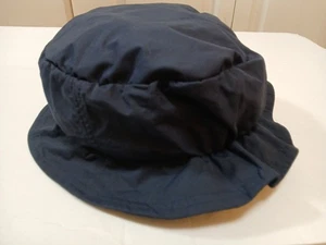 Duluth Trading Company Navy Water Resistant Rain Bucket Hat Nylon XL/2XL EUC - Picture 1 of 6