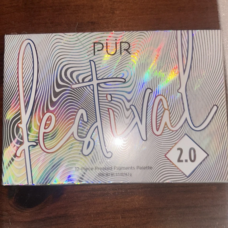 PUR FESTIVAL 2.0 PRESSED PIGMENT EYESHADOW PALETTE (NIB/Full Size) - Image 1 of 1