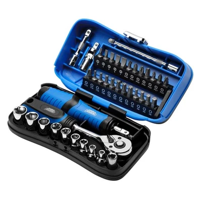 Draper Expert Metric Socket and Bit Set 1/4"D 39 Piece Soft Grip Case 04713 - Image 1 of 2