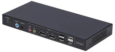2 Port 4K 60Hz Displayport KVM Schalter mit Dual View Video Matrix Unterstützung - Bild 1 von 4
