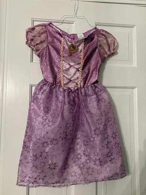 Rapunzel Halloween Child Costume Disney Tangled Sz Small 4/6X Dress Up  - Image 1 of 4