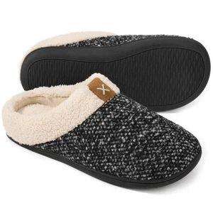 Ultraideas Memory Foam Hausschuhe waschbar Fleece Slipper Winter Haus Schuhe 6-7 UK - Bild 1 von 6