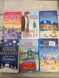 Lot of 6 Paperback Christmas Holiday Romance Contemporary Women's Fiction 6540 - Bild 1 von 17