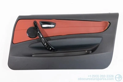 Para piezas o reparación - BMW E82 128i 135i 2007-2013 tarjeta puerta derecha rojo coral Foto 1 de 4