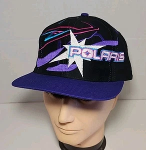 Polaris Racing Vintage Snapback Hat Cap 1990's Indy XL XLT XCR Classic Touring - Picture 1 of 6