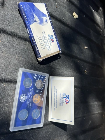 2002 United States Mint 50 State Quarters Proof Set Cover