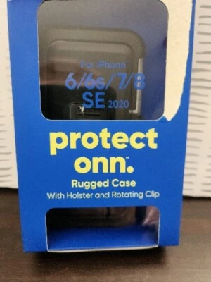 onn. Funda resistente para iPhone 6 Plus / 6s Plus / 7 Plus / 8 Plus Foto 1 de 3