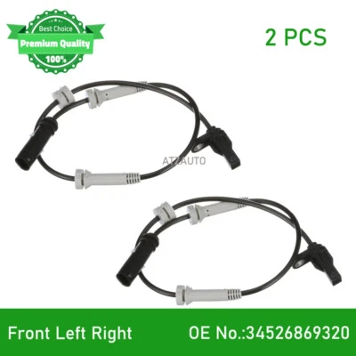 2X Sensor de velocidad de rueda ABS delantero izquierdo derecho para BMW 228I 230I 320I 328I 330I Foto 1 de 4