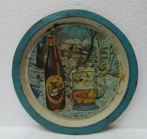 Vintage Old Golden Eagle Beer Ad. Print Litho Tin Serving Tray Collectible - Picture 1 of 8