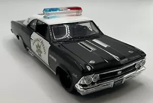 1966 CHEVROLET CHEVELLE SS 396 BLACK MIASTO CUSTOM SHOP 1:24 SCALE RARE FIND - Picture 1 of 15