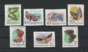UNGARN, 1959 Schmetterlinge 1633-39B **, (27748) - Bild 1 von 1