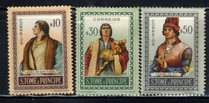 1952 ST. THOMAS & PRINCE ISLANDS🏝️ 3-Stamp Set SC357-59 A15 MNH OG - Picture 1 of 1