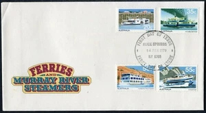 1979 Australia Ferries And Steamers Set Of 4 First Day Cover, Very Good Cond - Picture 1 of 1