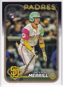 2024 Topps Update Jackson Merrill rookie #US210 San Diego Padres - Picture 1 of 2