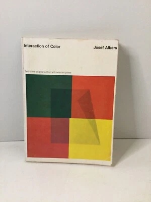 Interaction of Color, Vintage Paperback, Yale University Press, Albers, 1972 Foto 1 de 4