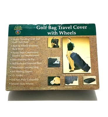 Funda de viaje para bolsa de golf Club Champ con ruedas NUEVA EN CAJA totalmente plegable  Foto 1 de 4