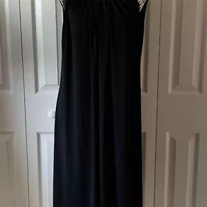 Avenue Damen Größe 14 Schwarz Ärmellos Maxikleid Formell - Bild 1 von 10