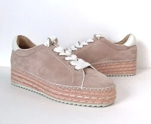 Joie Dabna Platform Espadrille Sneakers Lace Up Shoes - Picture 1 of 8