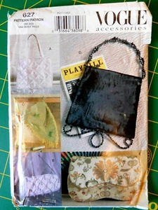 Vogue 627 Making Evening Bags Sewing Pattern Uncut - Picture 1 of 2