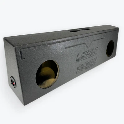 MEGA BASS Universal Single Cab Truck Subwoofer Enclosure Box Dual 8" Ported Ford Chevy GMC