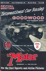 Goodwood Revival Meeting 14-16 September 2012 official programme + tickets +++ - Picture 1 of 2
