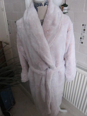 Ladies/Womans Pink Dressing Gown-Size M (12-14) - George -New - image 1 of 4