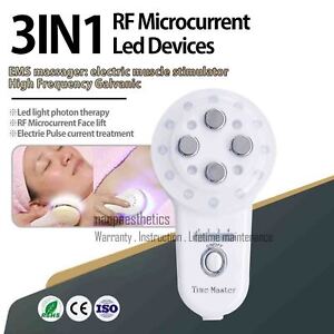 R-F LED Light Photon Therapy Face Massager Facial Beauty Skin Tightening Machine