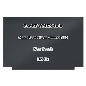 16.1" 2560x1440 165Hz IPS LCD Screen Display For HP OMEN 16-b 16-b0000 16-b1000 - Picture 1 of 4