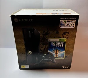 Xbox 360 S RARE Rugby World Cup 2011 Console Box Sleeve CIB - Picture 1 of 16