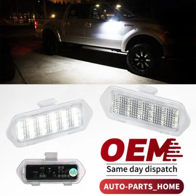 2x Luces de charco de espejo lateral para 03-06 Escalade Silverado Suburban Tahoe Sierra Foto 1 de 4