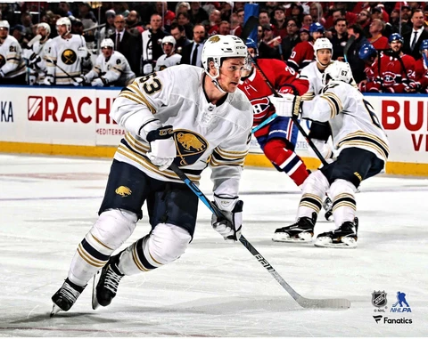 Jeff Skinner Sabres 50th Anniversary Season Alternate Jersey Skating 11x14 Photo Cover