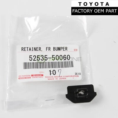 RETENEDOR LATERAL PARACHOQUES DERECHO ORIGINAL TOYOTA CAMRY LEXUS IS F IS350 LH FABRICANTE DE EQUIPOS ORIGINALES 52535-50060 Foto 1 de 4