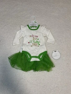 Koala Kids Baby My First St Patrick’s Day Tutu And Bodysuit Set - Picture 1 of 7
