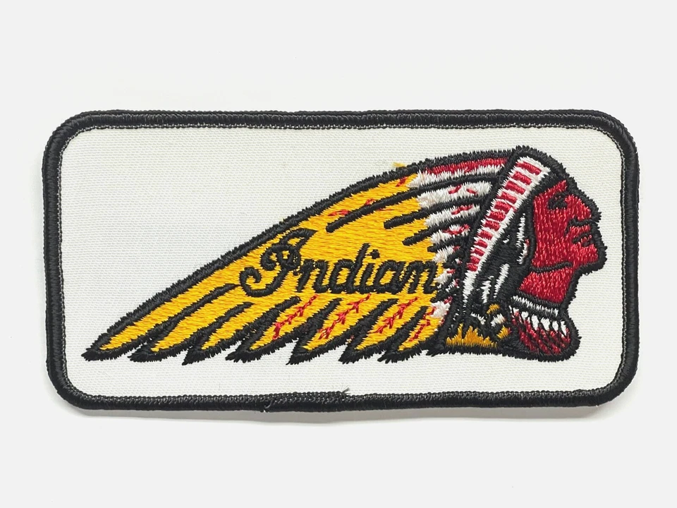 Nuevo de Lote Antiguo Parche de Motocicleta Indian Chief - Chaqueta de Cuero Jean Bordada Foto 1 de 1