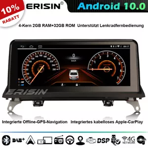 10.25” CarPlay Android 10.0 Autoradio GPS Navi für BMW X5 E70 X6 E71 CIC DAB+IPS - Bild 1 von 13