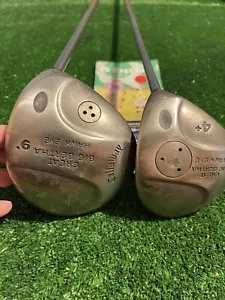 Callaway Great Big Bertha Hawk Eye Driver and 4 Woods Set Stiff Graphite Shafts - Picture 1 of 10