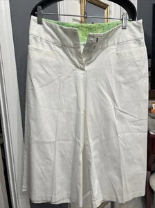 Artic White George White Palazzo Pants Size 10 Woman’s - Picture 1 of 5