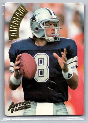 # 20 Troy Aikman Dallas Cowboys 1994 Action Packed Mammoth - Image 1 of 2