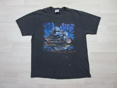 Vintage Harley Davidson T Shirt (L) "Ridin' Out the Storm!" Cincinnati, Ohio - Image 1 of 4