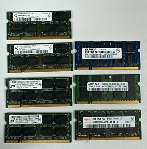 ELPIDA 2 GB, 2Rx8 RAM per computer portatile, PC2-6400S-666-12-E1 - Foto 1 di 1